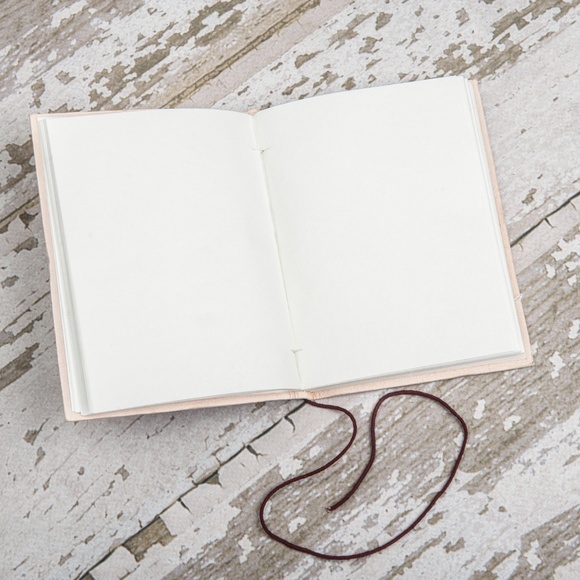 “...but what you write remains" Leather Journal - Picture 7 of 7